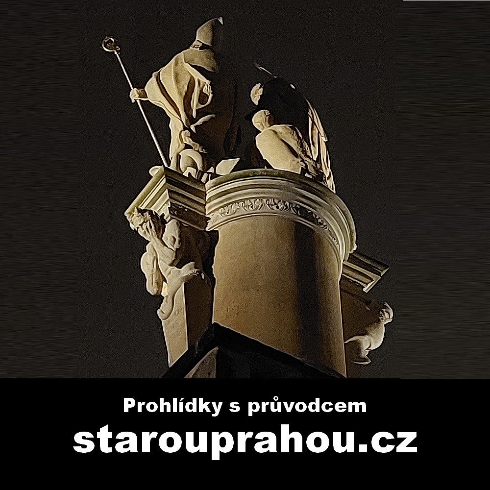 Sousoší sv. Vincence Ferrerského a Prokopa na Karlově mostě v Praze