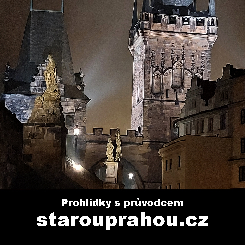 Malostranské mostecké věže na Karlově mostě v Praze